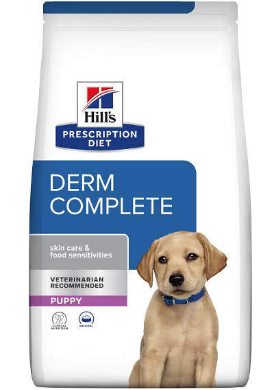 E-shop HILLS PD Canine Derm Complete puppy granule pre šteniatka 1,5kg