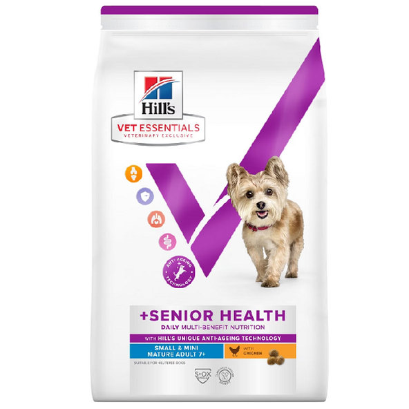 HILLS VE Canine Multi benefit Senior health Small Chicken granule pre psy 2kg