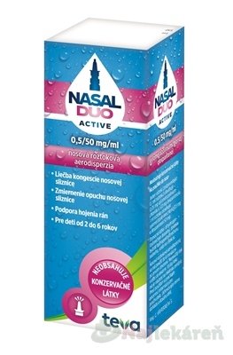 E-shop NASAL DUO ACTIVE 0,5/50 mg/ml na nádchu 10 ml