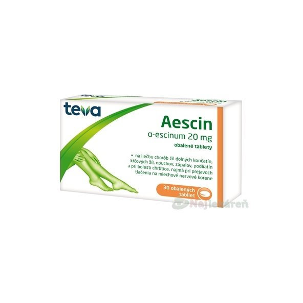 AESCIN Teva 20mg 30 tbl