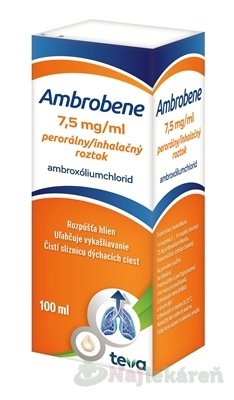 E-shop Ambrobene 7,5 mg/ml sirup 100ml