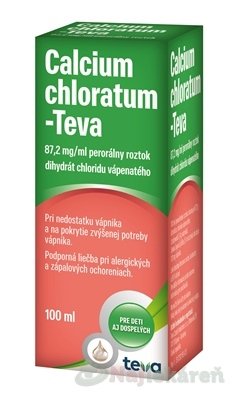 E-shop CALCIUM CHLORATUM-TEVA sirup 100 ml