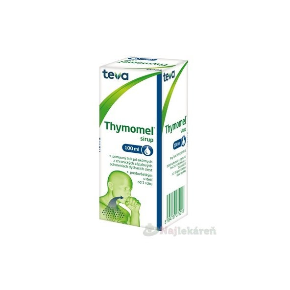 Thymomel sirup na kašeľ pre deti od 1roku 100ml