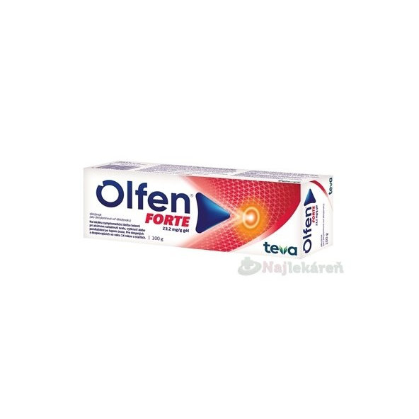 Olfen FORTE 23,2 mg/g gél na liečbu bolesti 100 g