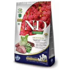 Farmina N&D dog QUINOA (GF) adult medium&maxi, digestion, lamb and fennel granule pre psy 7kg