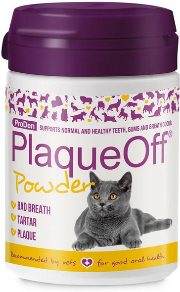 E-shop PlaqueOff Powder prášok na zuby pre mačky 40g