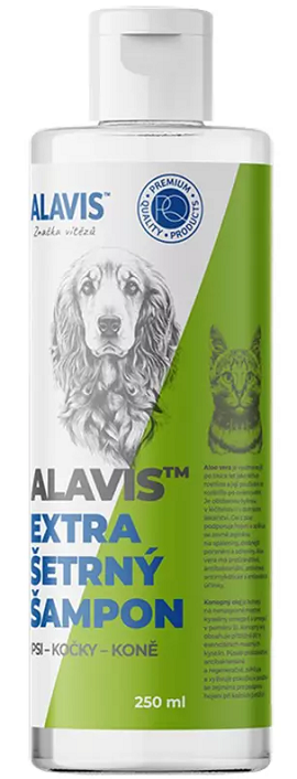 E-shop ALAVIS Extra šetrný šampón pre psy, mačky a kone 250ml