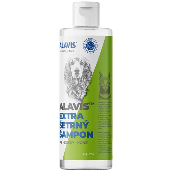 ALAVIS Extra šetrný šampón pre psy, mačky a kone 250ml