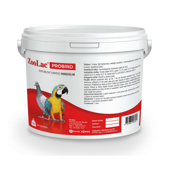 Zoolac Probird doplnok krmiva pre vtáky 1kg