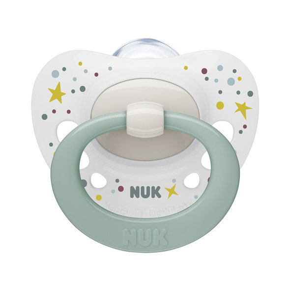NUK Cumlík Signature 0-6m box bielo-zelený