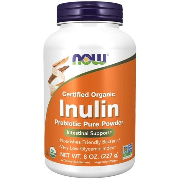 BIO Inulín prebiotická vláknina - NOW Foods, 227g