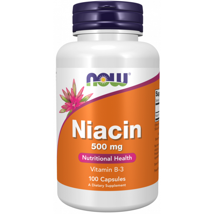 E-shop Niacín 500 mg - NOW Foods, 100tbl