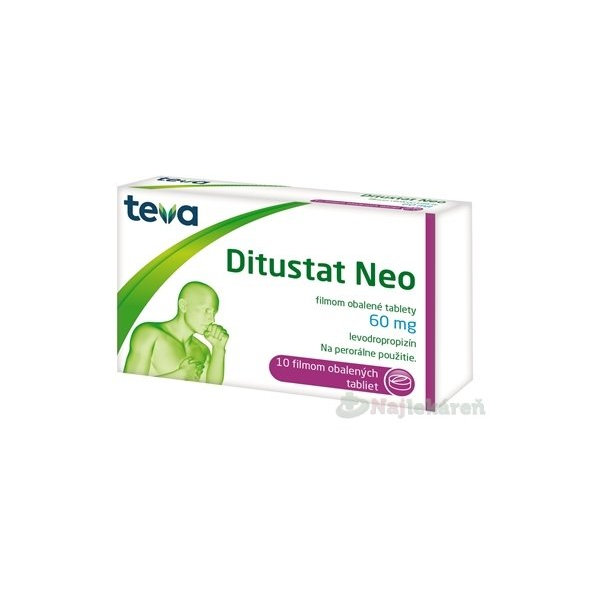 Ditustat Neo filmom obalené tablety 60 mg 10 tabliet