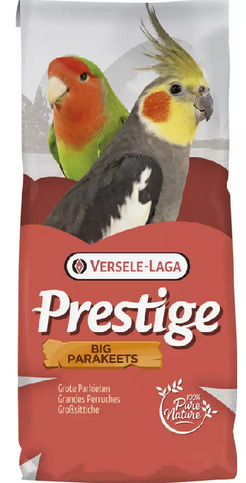 E-shop Versele Laga Prestige Big Parakeets - univerzálna zmes pre stredné papagáje 20kg + 2kg GRÁTIS