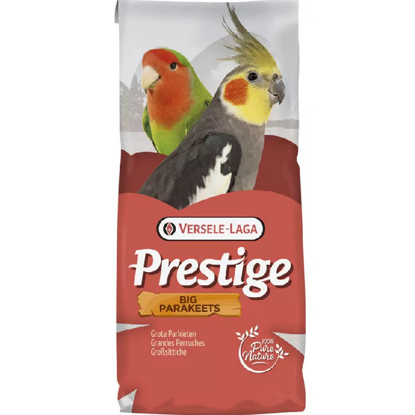 Versele Laga Prestige Big Parakeets - univerzálna zmes pre stredné papagáje 20kg + 2kg GRÁTIS