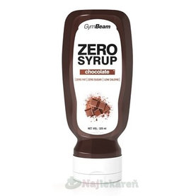 GymBeam ZERO SYRUP chocolate sirup, príchuť čokoláda 320 ml