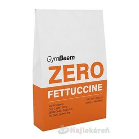 GymBeam Bio Zero FETTUCCINE nízkokalorické cestoviny 385 g