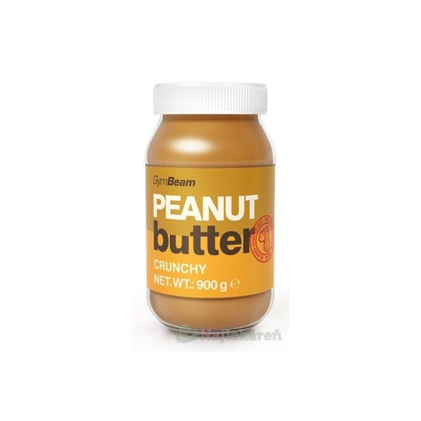 GymBeam Arašidové maslo 100% chrumkavé, 900 g