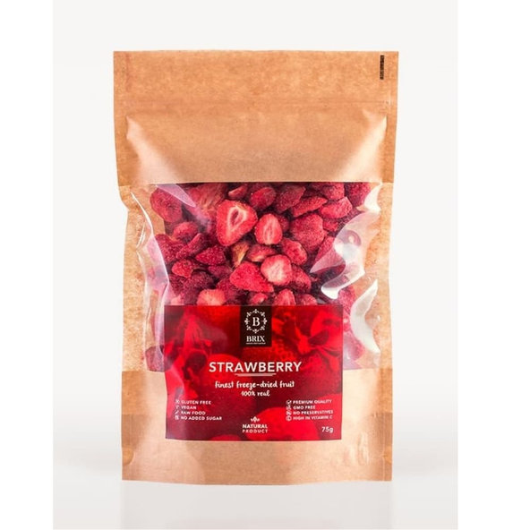 Mrazom sušená jahoda BRIX 75 g
