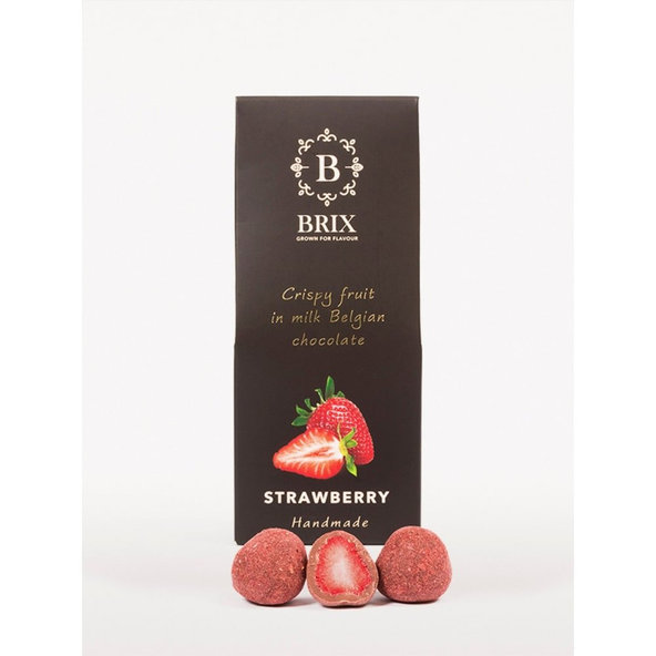 Jahoda v mliečnej čokoláde – hand made edition BRIX 80 g