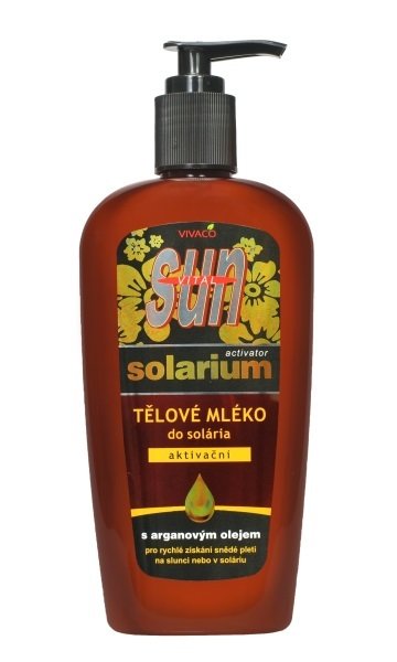 E-shop Solárne mlieko aktivačné s arganovým olejom SUN VIVACO 300 ml