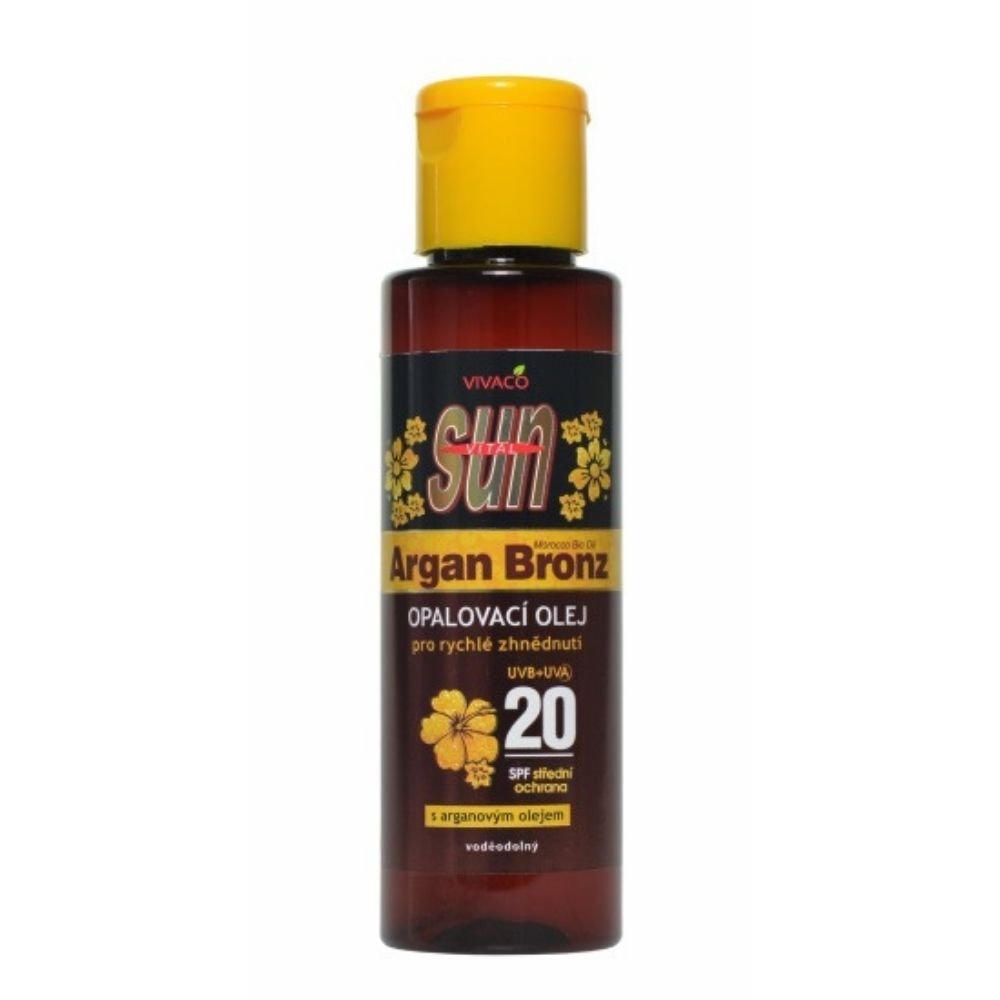 E-shop Opaľovací olej SUN Argan oil SPF 20 Vivaco 100 ml