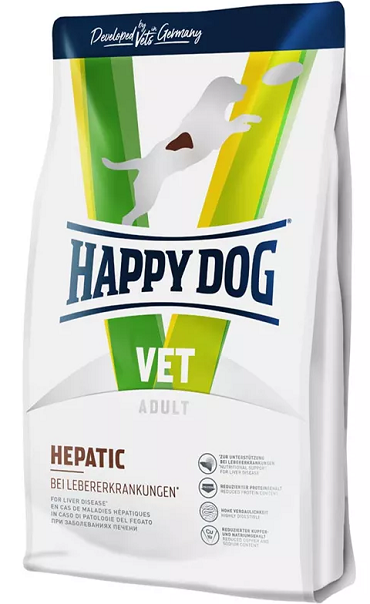 E-shop Happy Dog VET DIET - Hepatic - granule pre psy pri chorobách pečene 4kg