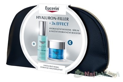 E-shop Eucerin Kazeta HYALURON-FILLER + 3xEFFECT hydratačné sérum 30ml + nočný hydratačný booster 50ml