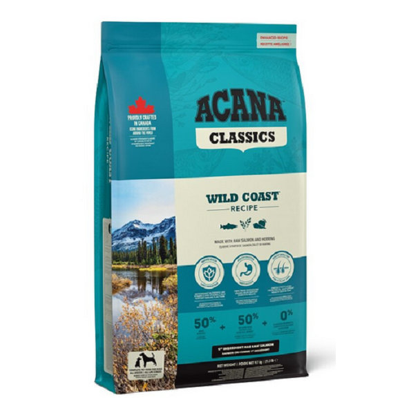 ACANA Recipe Wild Coast bezlepkové granule psy 9,7kg