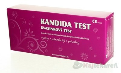 E-shop KANDIDA TEST samodiagnostika kandidózy (pre ženy) 1ks