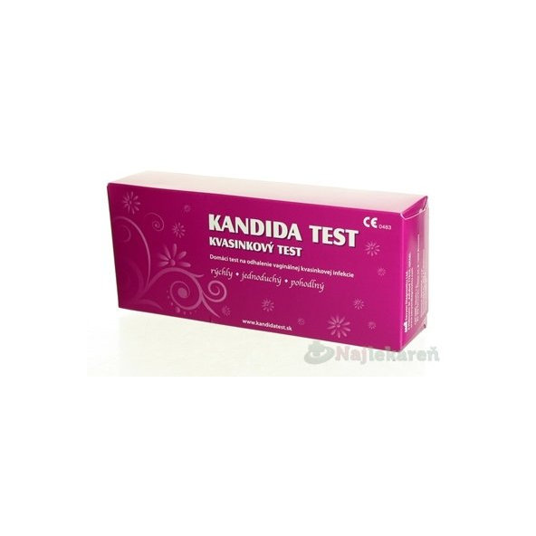KANDIDA TEST samodiagnostika kandidózy (pre ženy) 1ks