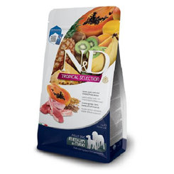 Farmina N&D dog TROPICAL SELECTION (AG) puppy medium & maxi, lamb granule pre psy 10kg