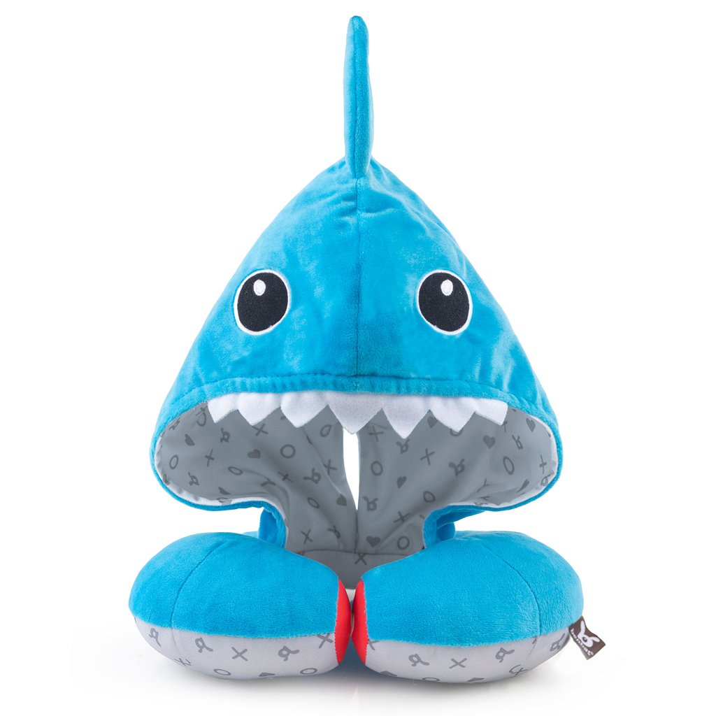 E-shop BENBAT Vankúšik cestovný s kapucňou, žralok 4r+