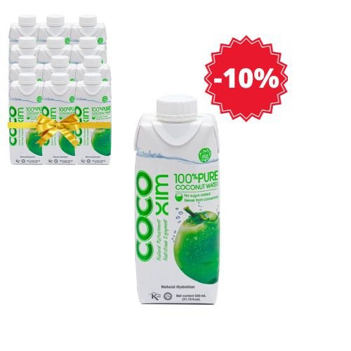 E-shop XL balenie - Kokosová voda 100 % Pure COCOXIM 12x330 ml