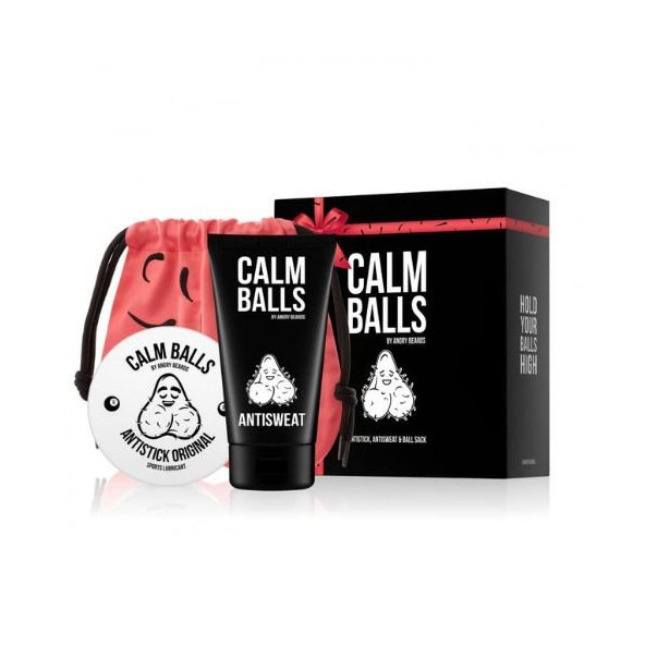 Darčeková sada - lubrikant a deodorant na gule Angry Beards