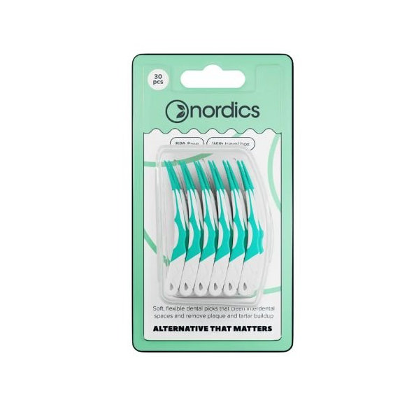 Medzizubné kefky s cestovnym púzdrom 30ks Nordics