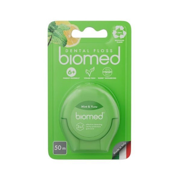 Zubná niť Mäta a Yuzu BIOMED Splat 50m