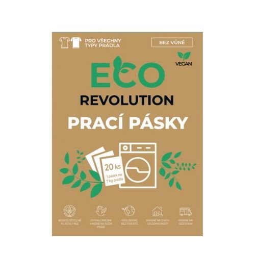 E-shop Pracie pásiky bez vôňe EcoRevolution 20ks