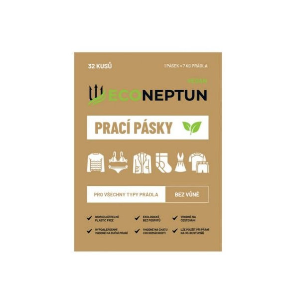 Pracie pásiky bez vôňe EcoNeptun EcoRevolution 32ks