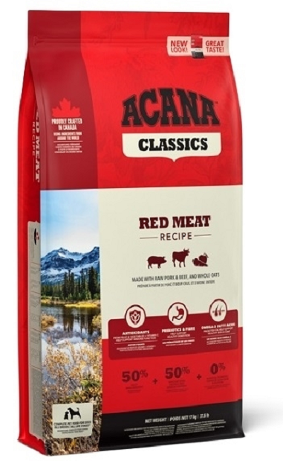 E-shop ACANA Recipe Red Meat granule pre psy 14,5kg
