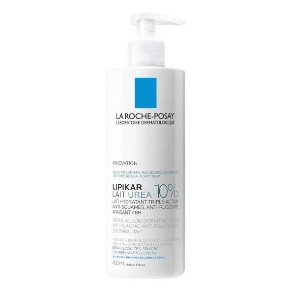 LA ROCHE-POSAY Lipikar 10% UREA telové mlieko 400ml