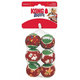 Kong Dog Holiday Airdog Lopta s pískatkom tenis pre psy, 6 kusov, veľ. S