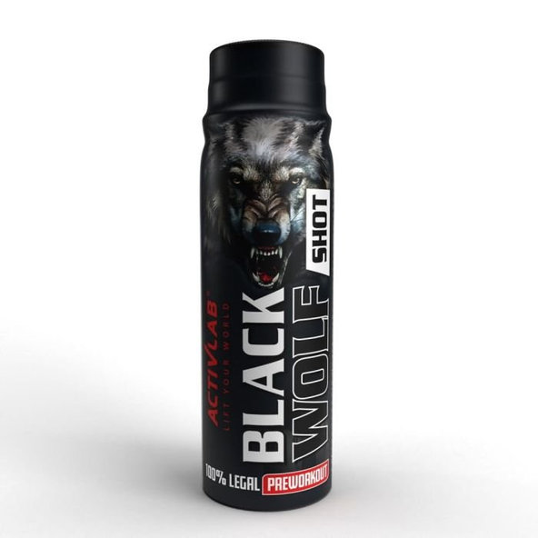 Predtréningový stimulant Black Wolf Shot 80 ml - ActivLab, bez príchute