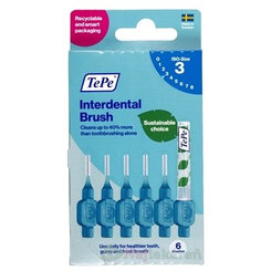 TePe medzizubné kefky 0,6 mm size 3 (modré) krabička 6 ks
