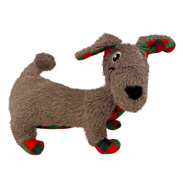 Kong Dog Holiday PupSqueaks Tucker pískacia hračka pre psy, veľ. M