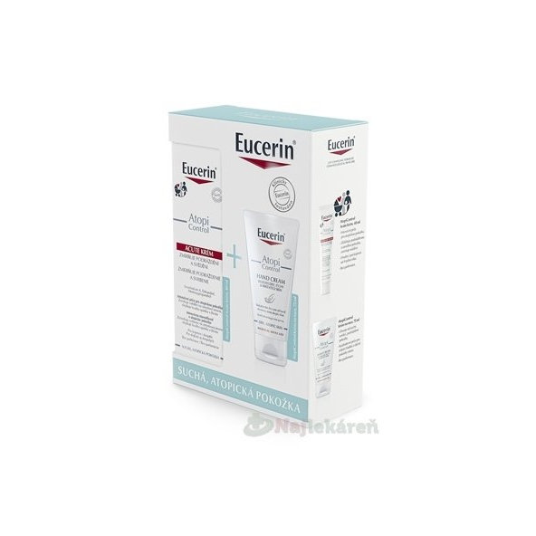 Eucerin Kazeta ATOPI CONTROL krém Acute 40ml+ krém na ruky 75ml