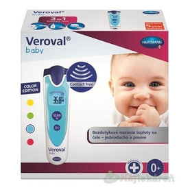 VEROVAL Baby Bezdotykový infračervený teplomer digitálny, modrý