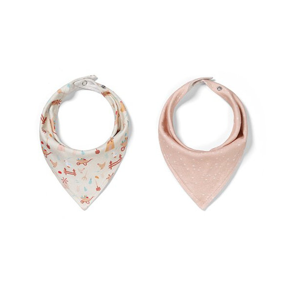 BABYONO Slintáčik bavlnený Farmer 2ks, 0m+