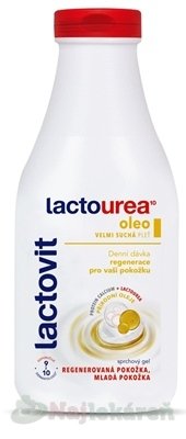 E-shop Lactovit LactoUrea Oleo sprchový gél, veľmi suchá pleť 500 ml