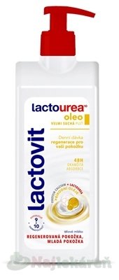 E-shop Lactovit LactoUrea Oleo telové mlieko, veľmi suchá pleť 400 ml